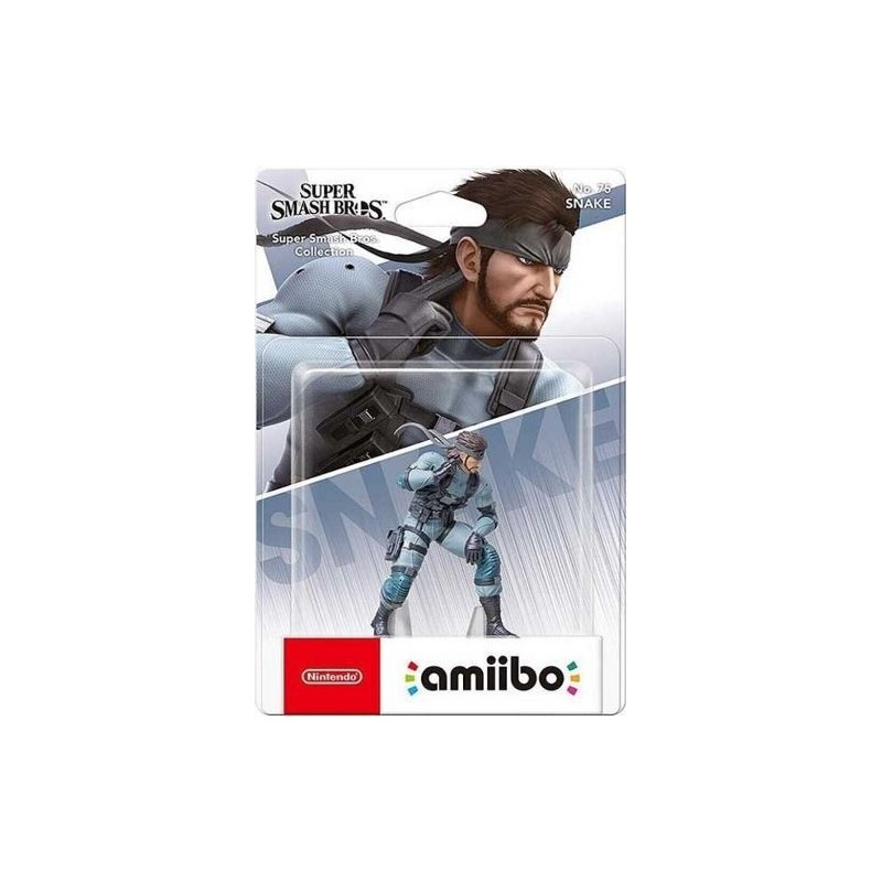 Figurine Amiibo - Snake N°75 - Collection Super Smash Bros.