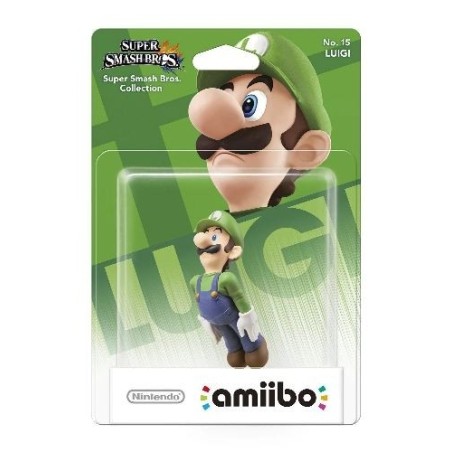 Figurine Amiibo N° 15 - Super Smash Bros - Luigi 