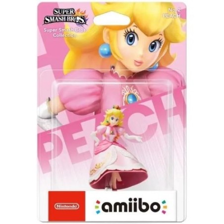 Figurine Amiibo N° 2 - Collection Super Smash Bros - Peach