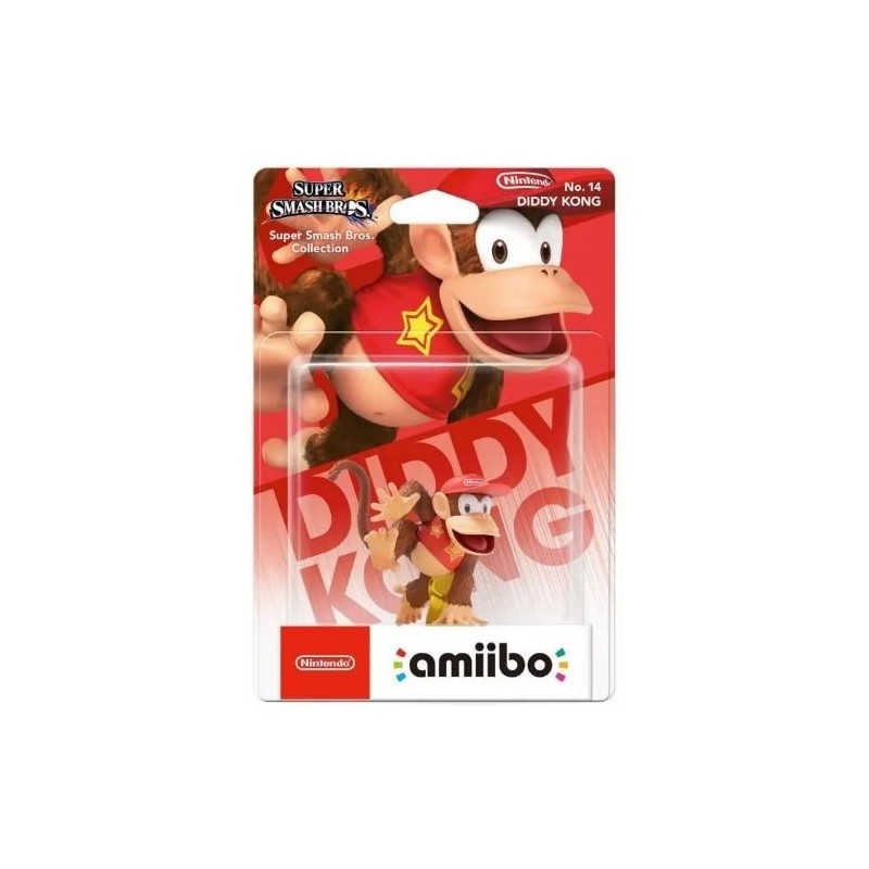 Figurine Amiibo N° 14 - Collection Super Smash Bros - Diddy Kong