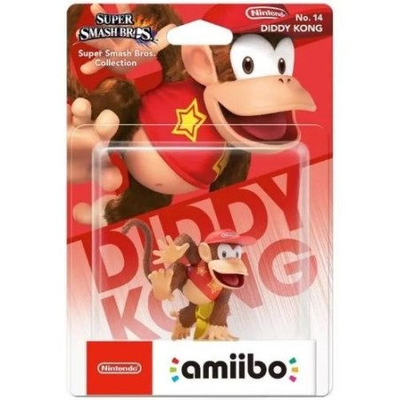 Figurine Amiibo N° 14 - Collection Super Smash Bros - Diddy Kong