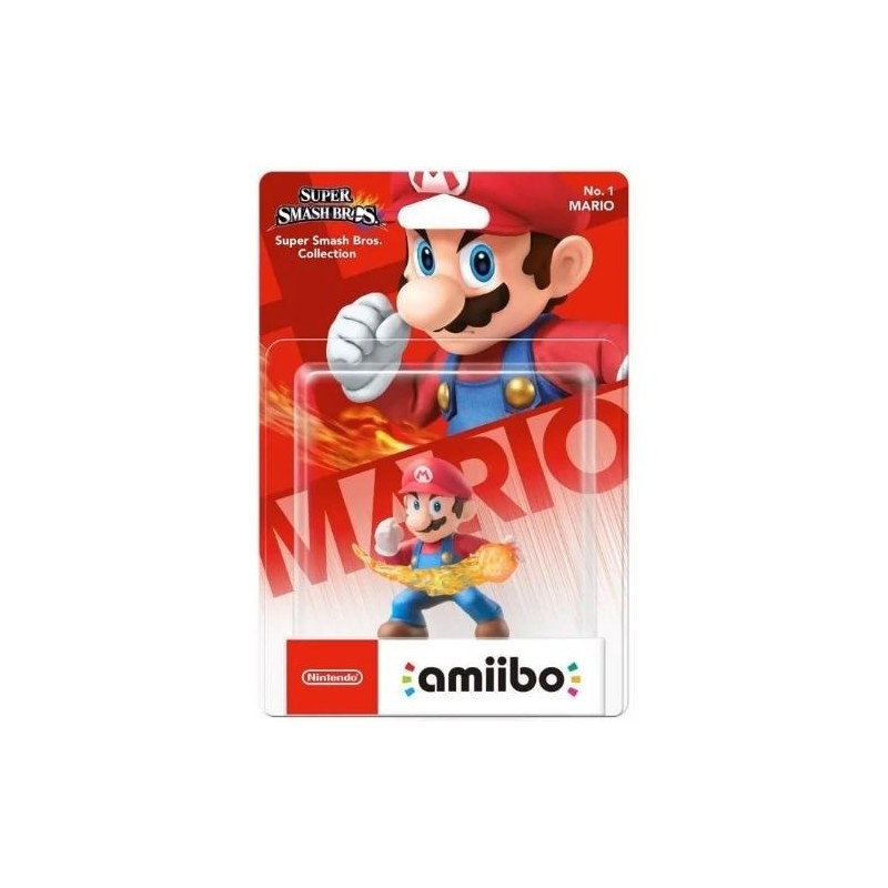 Figurine Amiibo N° 1 - Collection Super Smash Bros - Mario