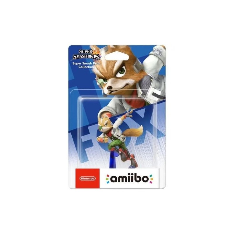 Figurine Amiibo N° 6 - Collection Super Smash Bros - Fox