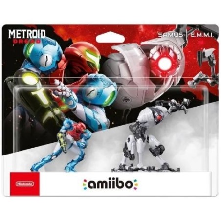 Figurine Amiibo - Samus & E.M.M.I. • Collection Metroid