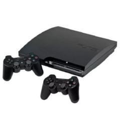 Console SONY PS3 Slim Noir 120 Go + 2 manettes