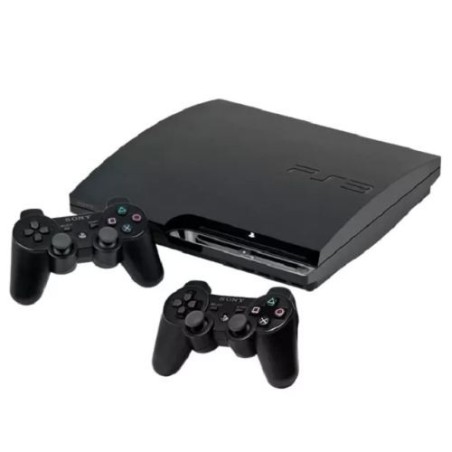 Console SONY PS3 Slim Noir 120 Go + 2 manettes