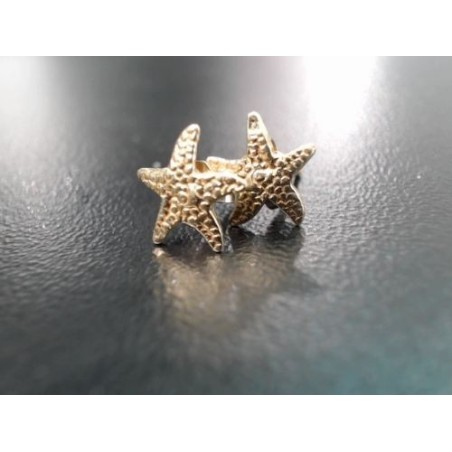 Boucles d'oreilles en etoile de mer
