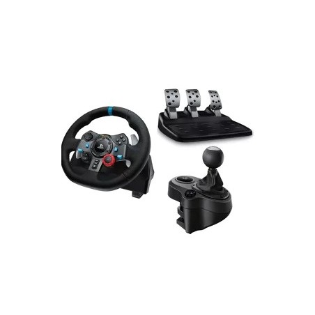 LOGITECH Volant G29 Driving Force Racing Wheel Noir + Pédalier + Levier De Vitesses PS3