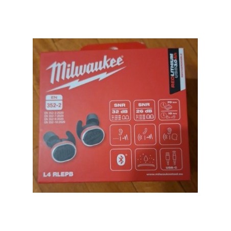 Milwaukee écouteur et reducteur de bruit