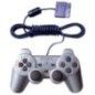 manette filaire PS2 argent