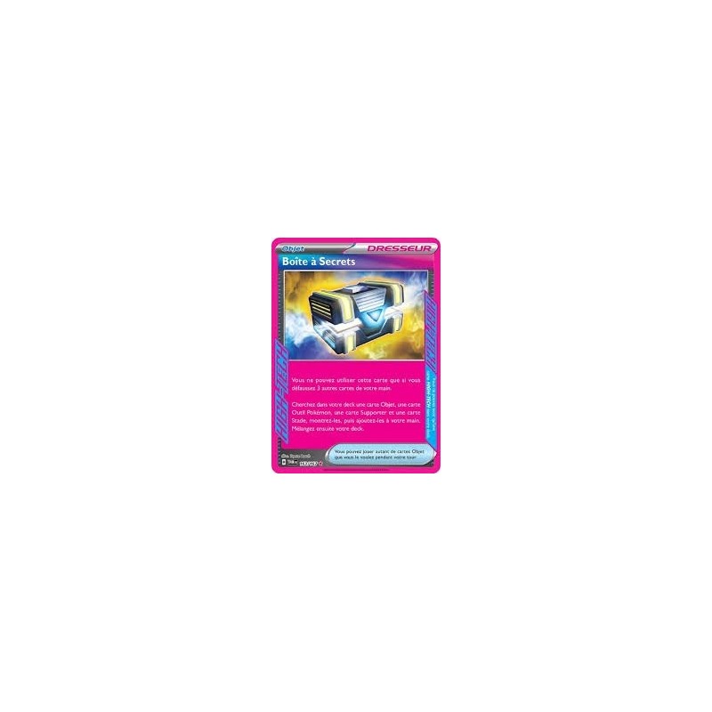 Carte pokémon Boîte à sectets 163/167