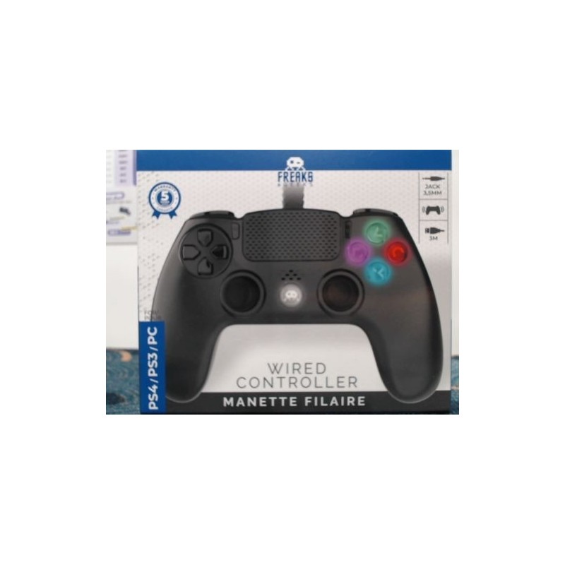 Manette Filaire Noire PS4