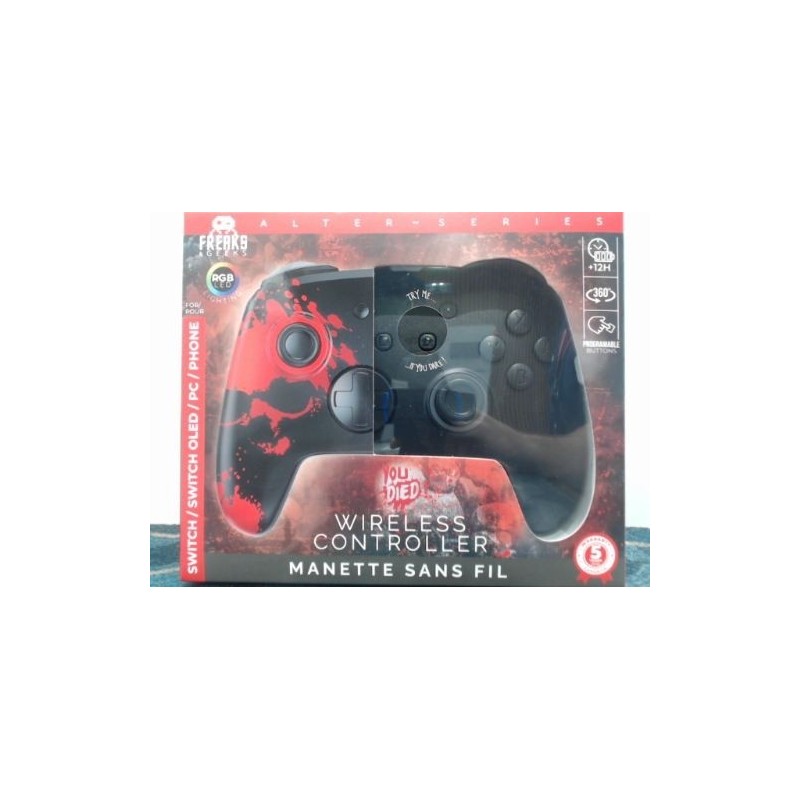 Manette Switch Sans fil Noir 