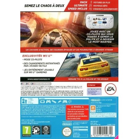 Need for Speed : Most Wanted U