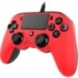 Manette de jeu - Nacon - Gaming Illuminated Compact Controller - Rouge - Filaire - PS4